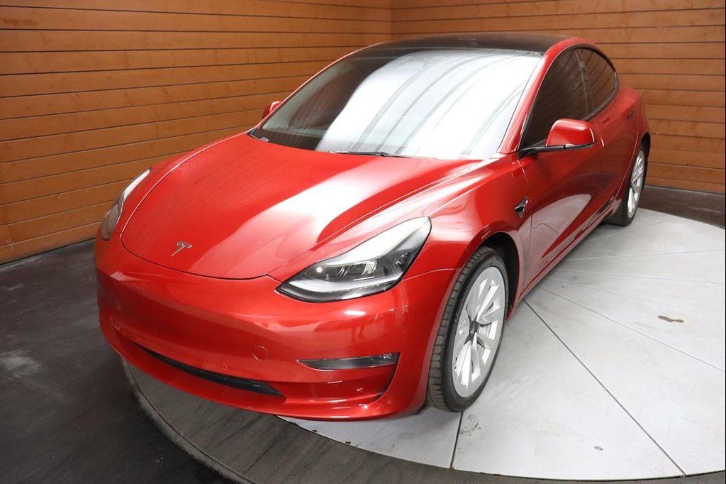 used 2022 Tesla Model 3 car, priced at $26,999