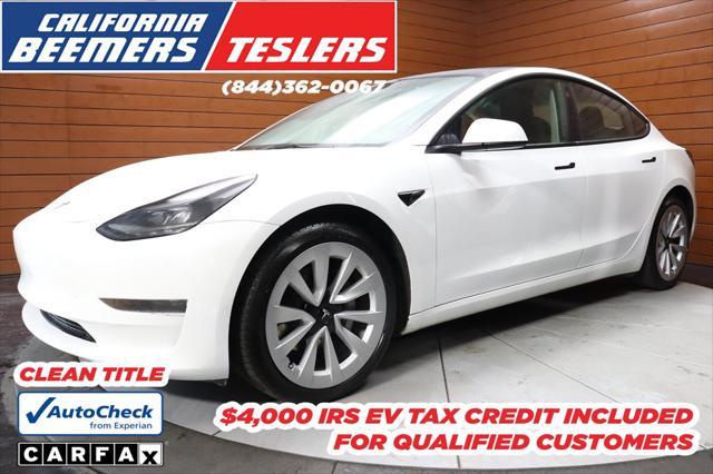 used 2021 Tesla Model 3 car, priced at $20,990