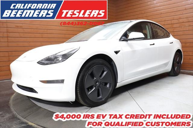 used 2022 Tesla Model 3 car, priced at $20,990