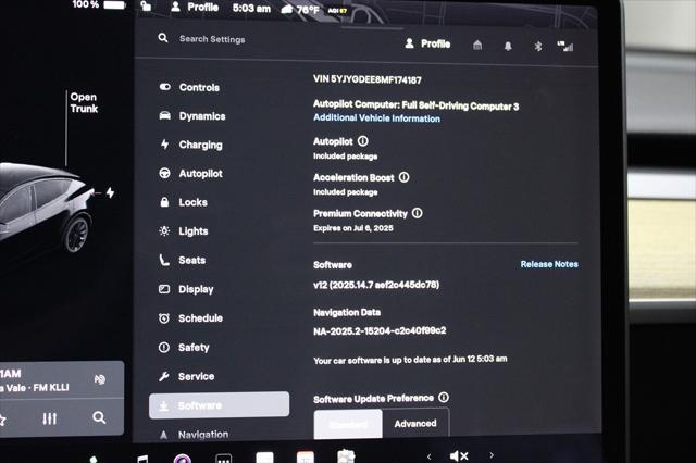 used 2021 Tesla Model Y car, priced at $28,490