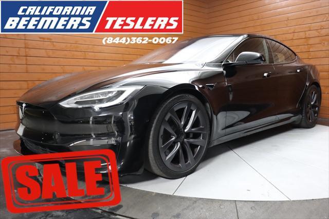 used 2021 Tesla Model S car, priced at $44,990