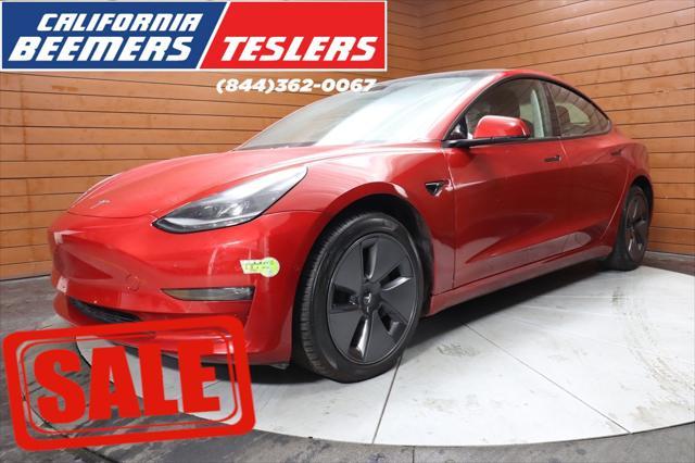 used 2021 Tesla Model 3 car, priced at $25,990