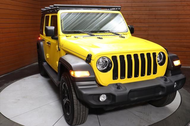 used 2021 Jeep Wrangler Unlimited car, priced at $33,490