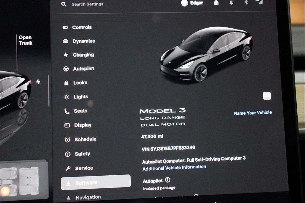 used 2023 Tesla Model 3 car, priced at $24,990