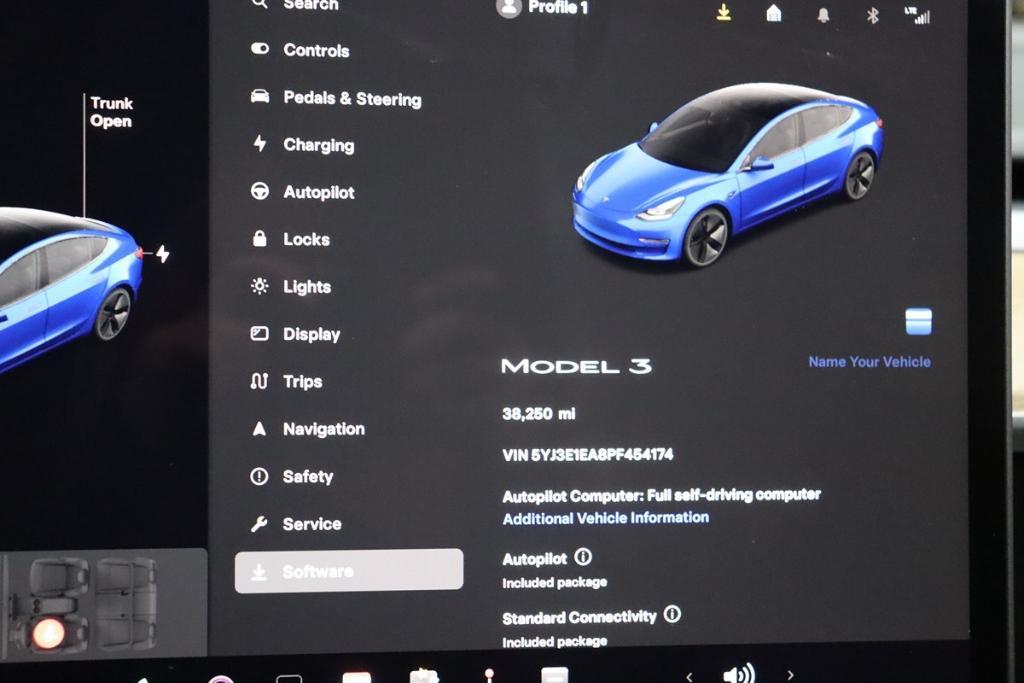 used 2023 Tesla Model 3 car, priced at $25,990