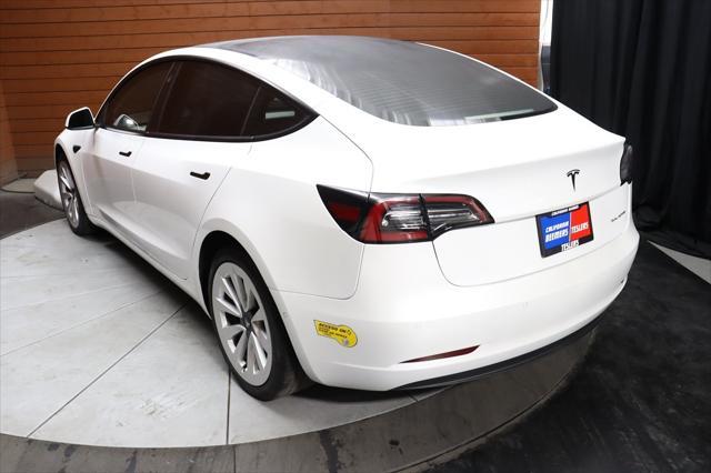 used 2022 Tesla Model 3 car, priced at $26,490