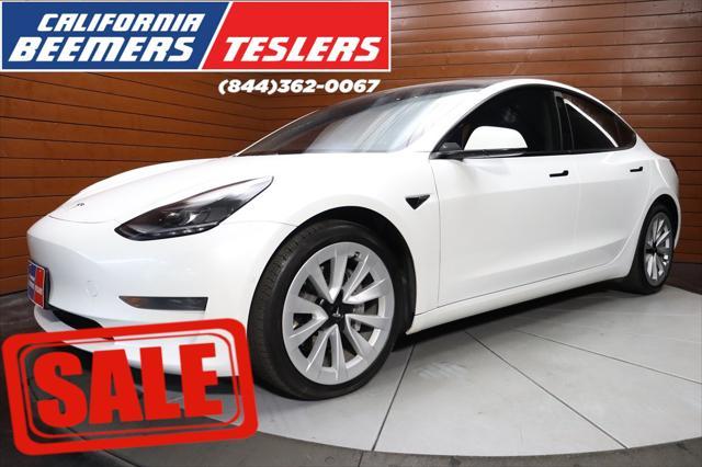 used 2022 Tesla Model 3 car, priced at $26,490