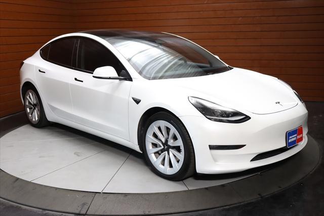 used 2022 Tesla Model 3 car, priced at $26,490