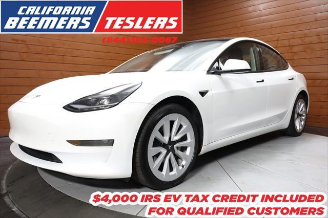 used 2021 Tesla Model 3 car, priced at $20,990