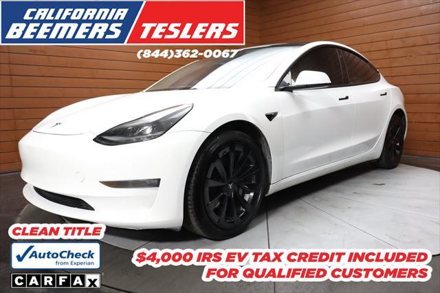 used 2022 Tesla Model 3 car, priced at $20,990