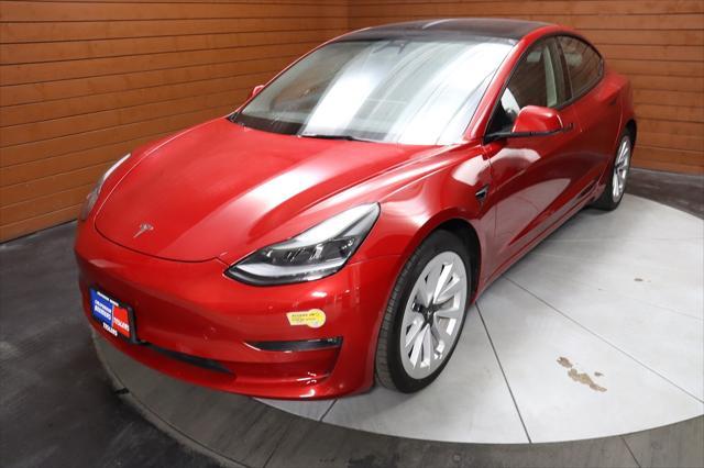 used 2022 Tesla Model 3 car, priced at $26,990