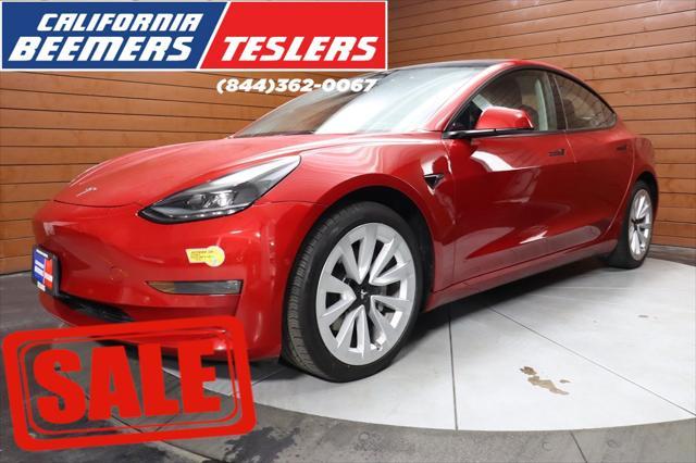 used 2022 Tesla Model 3 car, priced at $26,990