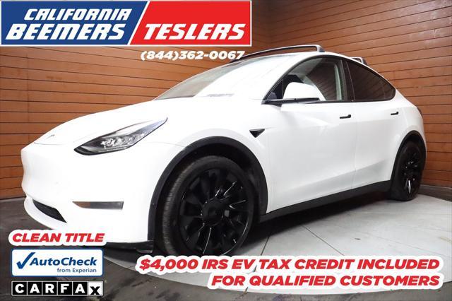 used 2020 Tesla Model Y car, priced at $20,990