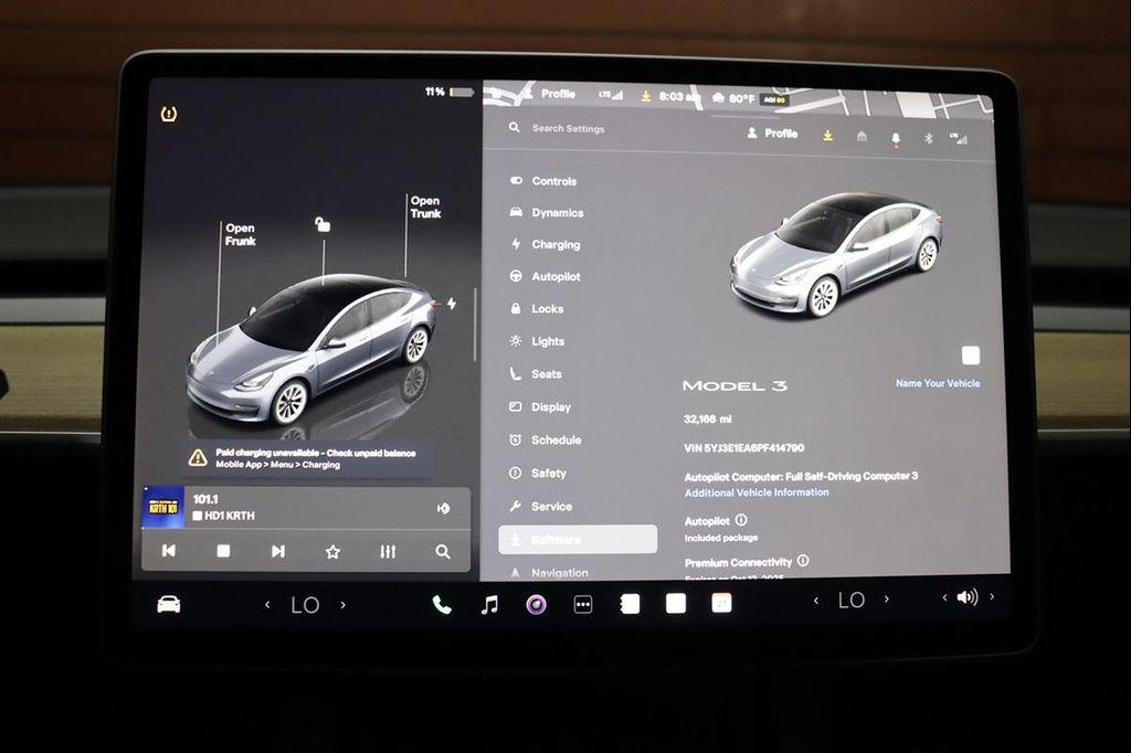 used 2023 Tesla Model 3 car, priced at $23,999