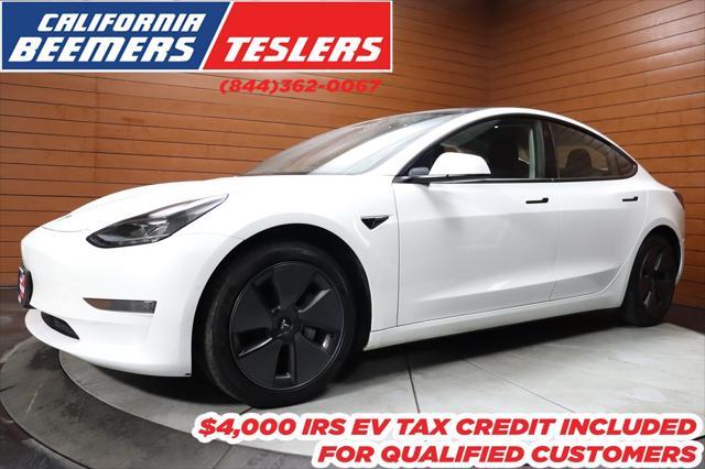 used 2021 Tesla Model 3 car, priced at $19,990