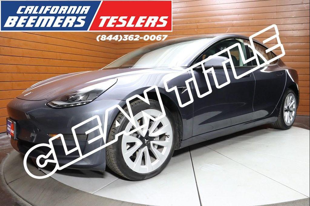 used 2022 Tesla Model 3 car, priced at $27,390