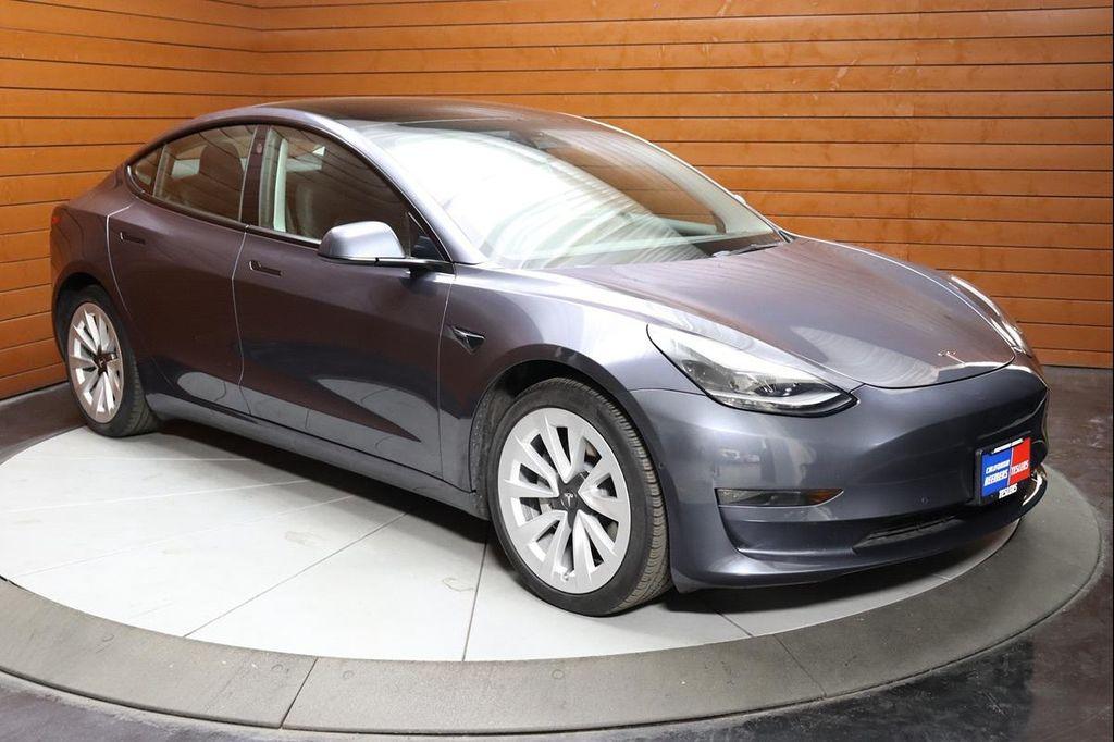 used 2022 Tesla Model 3 car, priced at $27,390
