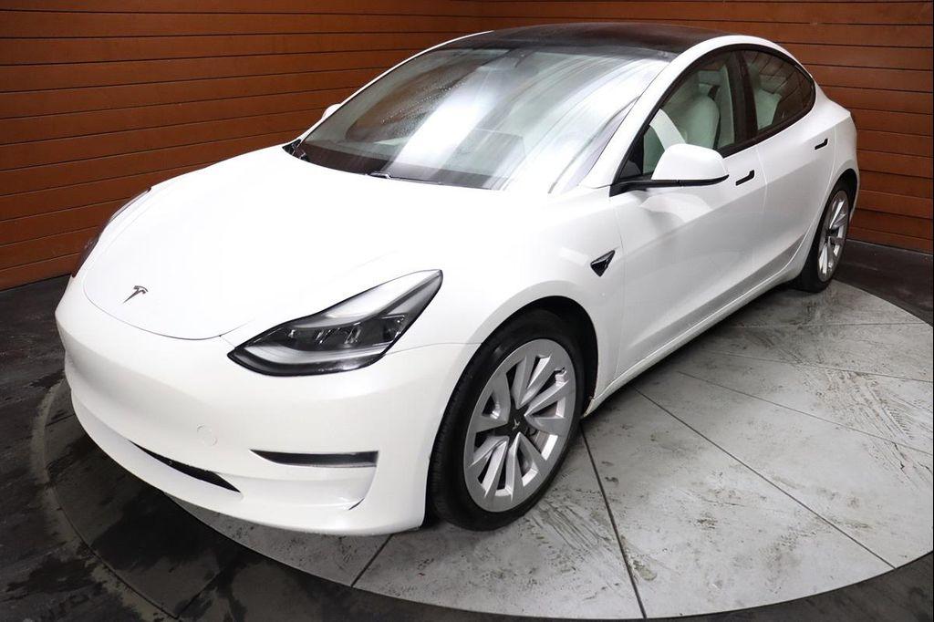 used 2022 Tesla Model 3 car, priced at $21,490