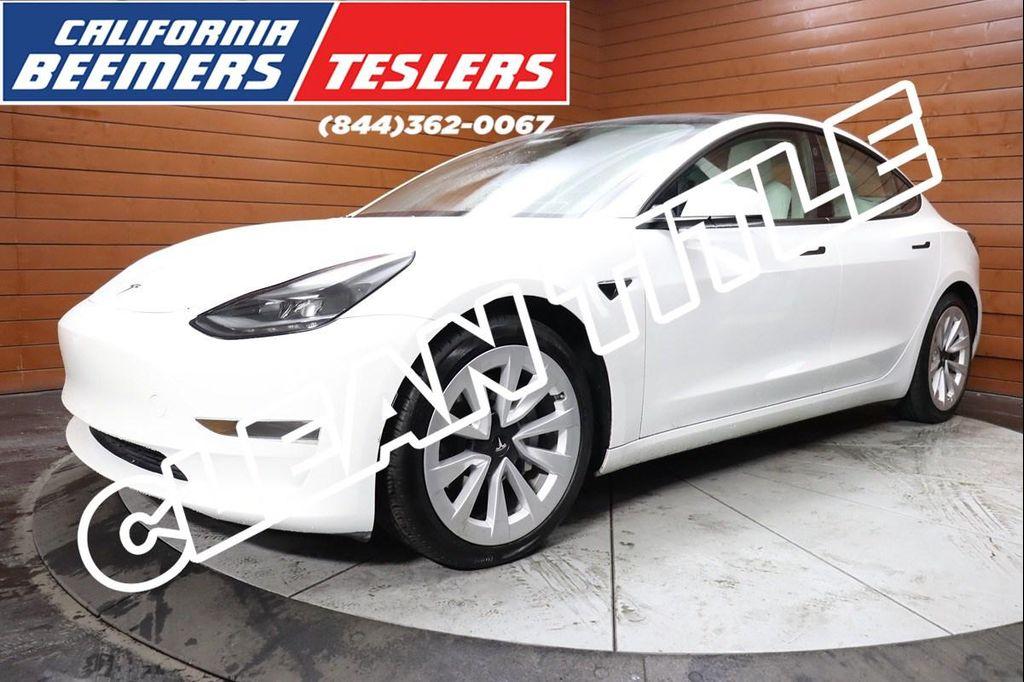 used 2022 Tesla Model 3 car, priced at $21,990
