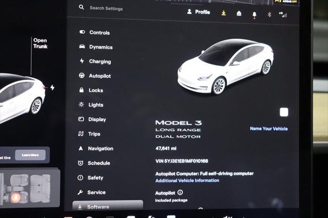 used 2021 Tesla Model 3 car, priced at $24,999