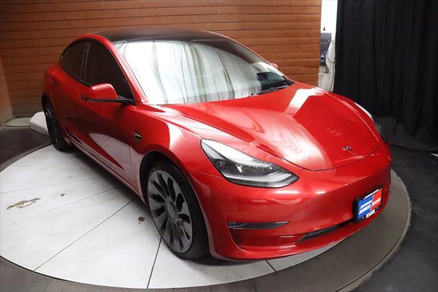used 2022 Tesla Model 3 car, priced at $25,990