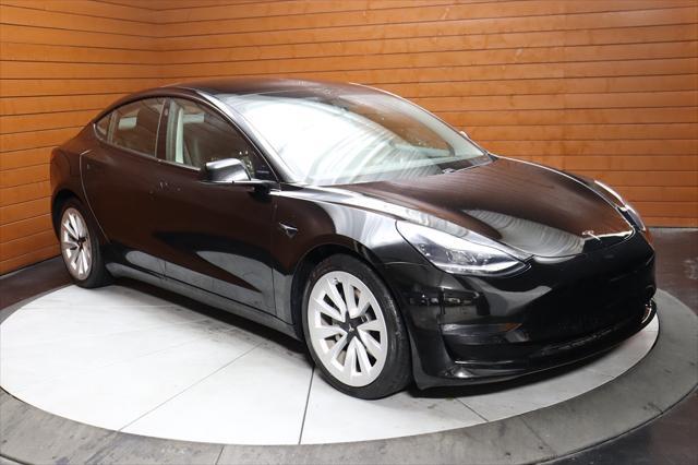 used 2022 Tesla Model 3 car, priced at $27,490