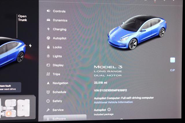 used 2021 Tesla Model 3 car, priced at $26,290