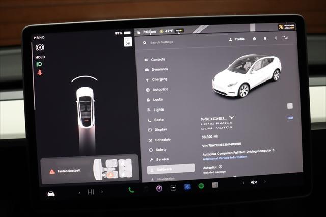 used 2022 Tesla Model Y car, priced at $29,990