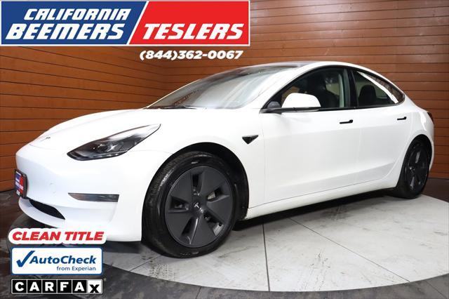 used 2022 Tesla Model 3 car, priced at $20,999