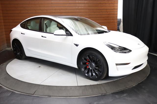 used 2022 Tesla Model 3 car, priced at $28,490