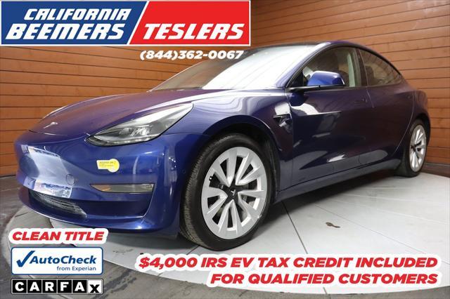 used 2022 Tesla Model 3 car, priced at $20,990