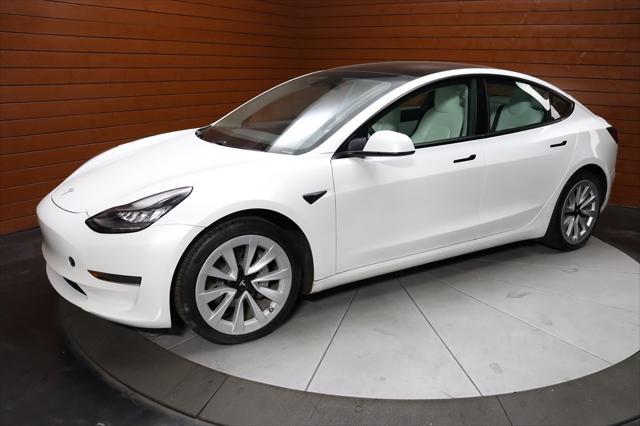 used 2023 Tesla Model 3 car, priced at $26,490
