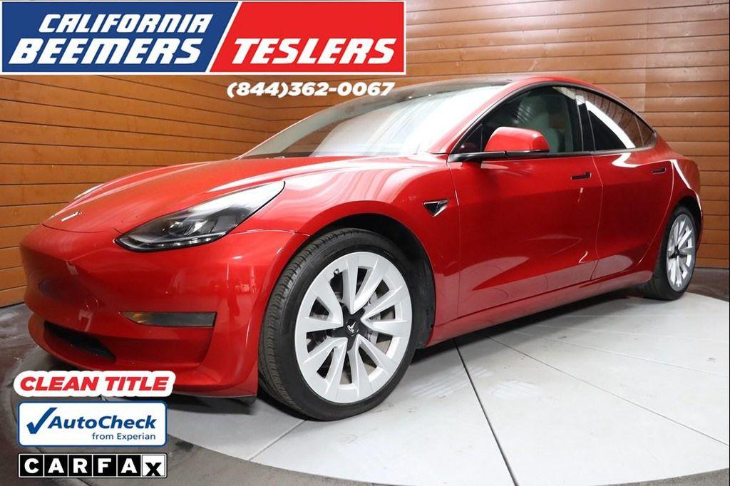 used 2022 Tesla Model 3 car, priced at $20,990