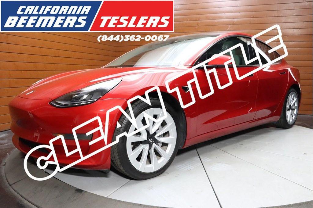 used 2022 Tesla Model 3 car, priced at $19,990