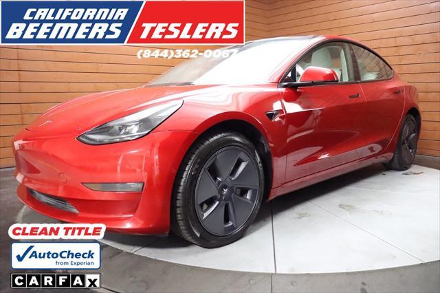 used 2022 Tesla Model 3 car, priced at $25,990