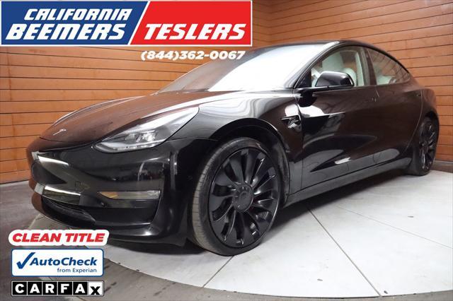 used 2022 Tesla Model 3 car, priced at $28,790