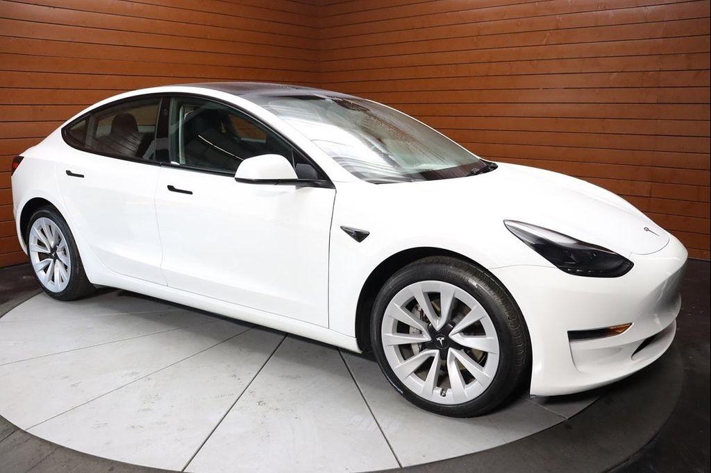 used 2022 Tesla Model 3 car, priced at $25,990