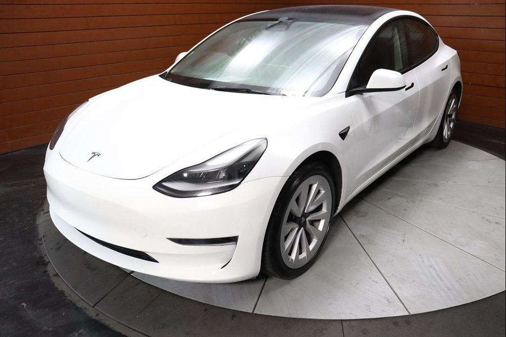 used 2022 Tesla Model 3 car, priced at $25,990
