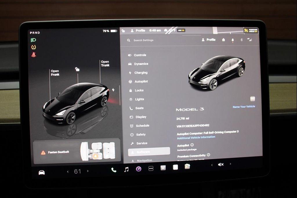 used 2023 Tesla Model 3 car, priced at $22,990