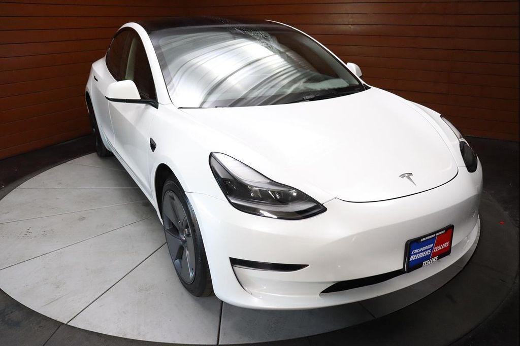 used 2022 Tesla Model 3 car, priced at $25,490