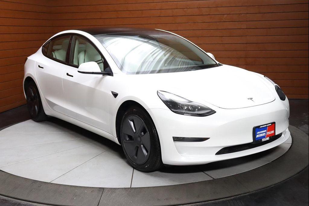 used 2021 Tesla Model 3 car, priced at $23,999