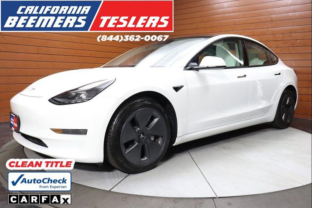 used 2021 Tesla Model 3 car, priced at $23,999