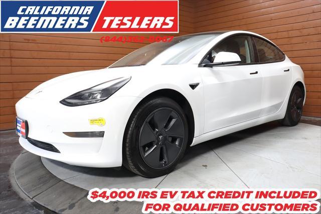 used 2021 Tesla Model 3 car, priced at $19,990