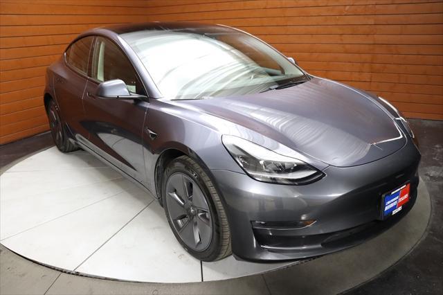 used 2022 Tesla Model 3 car, priced at $28,290