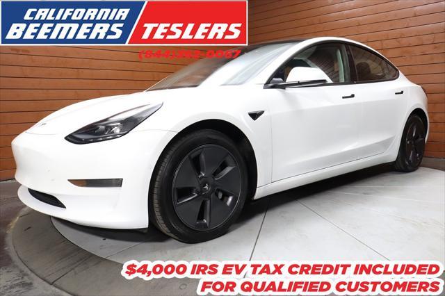 used 2021 Tesla Model 3 car, priced at $20,999