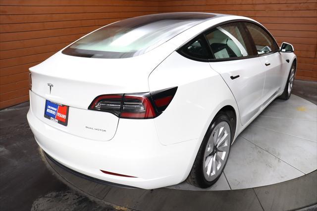 used 2022 Tesla Model 3 car, priced at $27,990