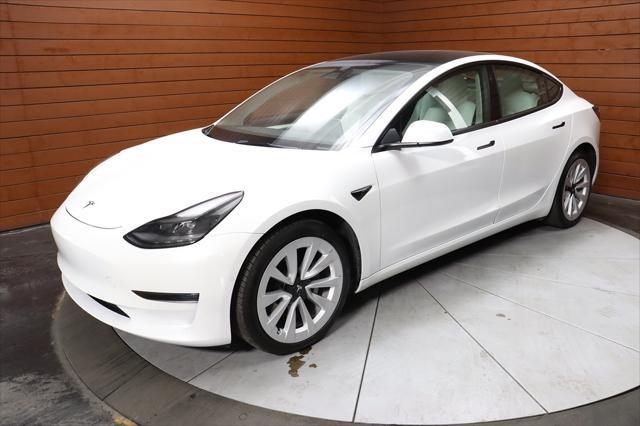 used 2022 Tesla Model 3 car, priced at $27,990