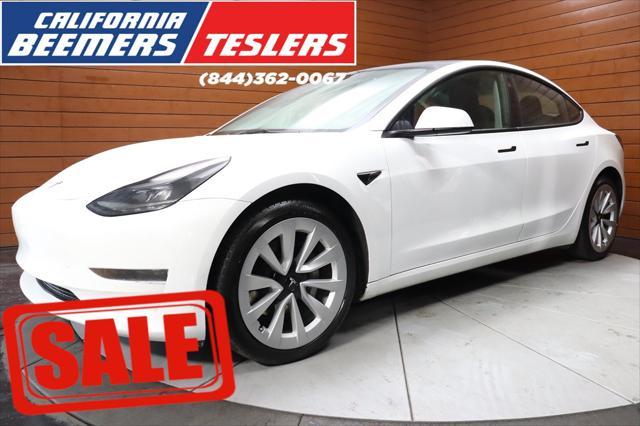 used 2022 Tesla Model 3 car, priced at $25,990