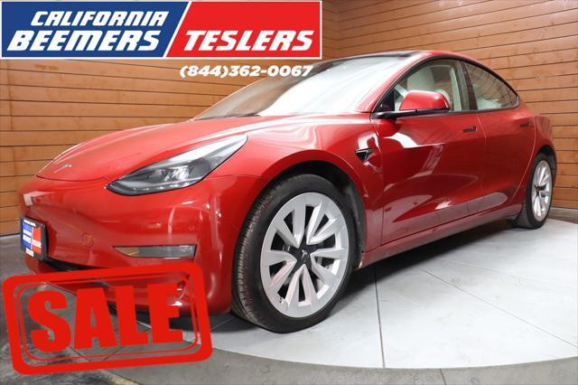 used 2022 Tesla Model 3 car, priced at $26,990