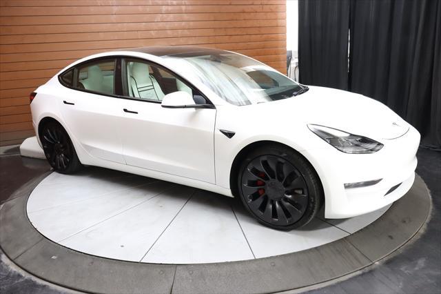 used 2022 Tesla Model 3 car, priced at $27,990
